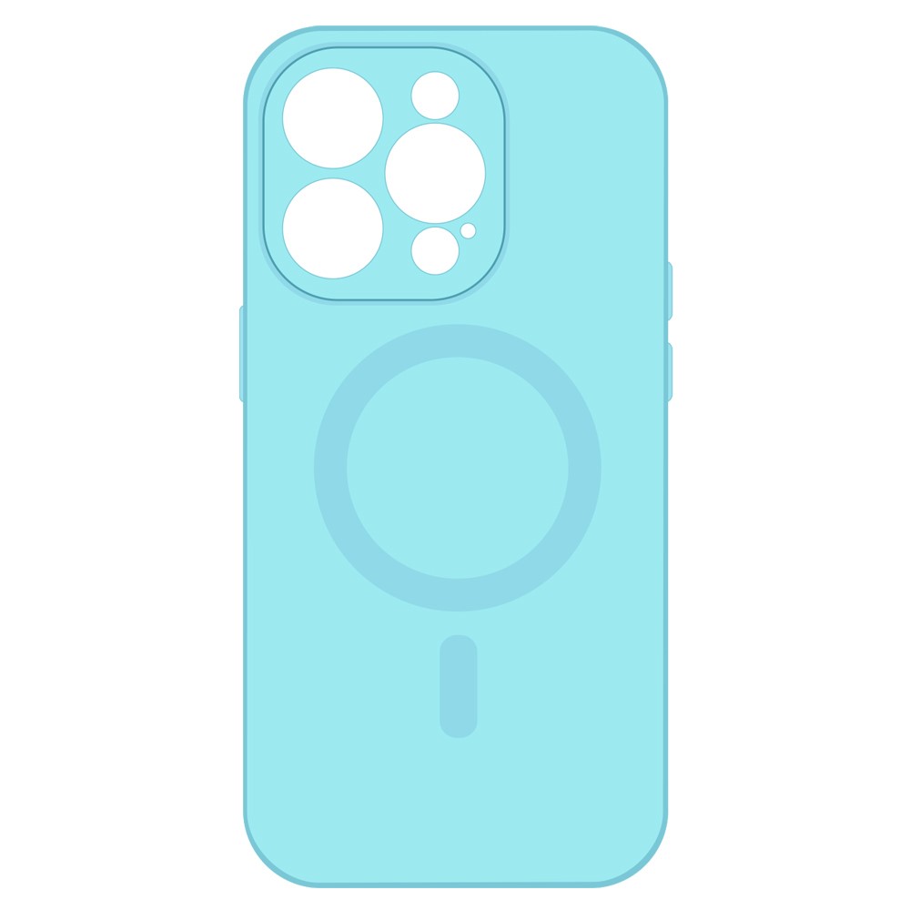Husa Silicon cu MagSafe TelProtect Iphone 11 Albastru Deschis - 2 | YEO